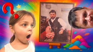 ПОСЫЛКА С  ТАЙНОЙ! Наш папа на картине Серова портрет Коровина из Третьяковской Галереи | Лия Бум