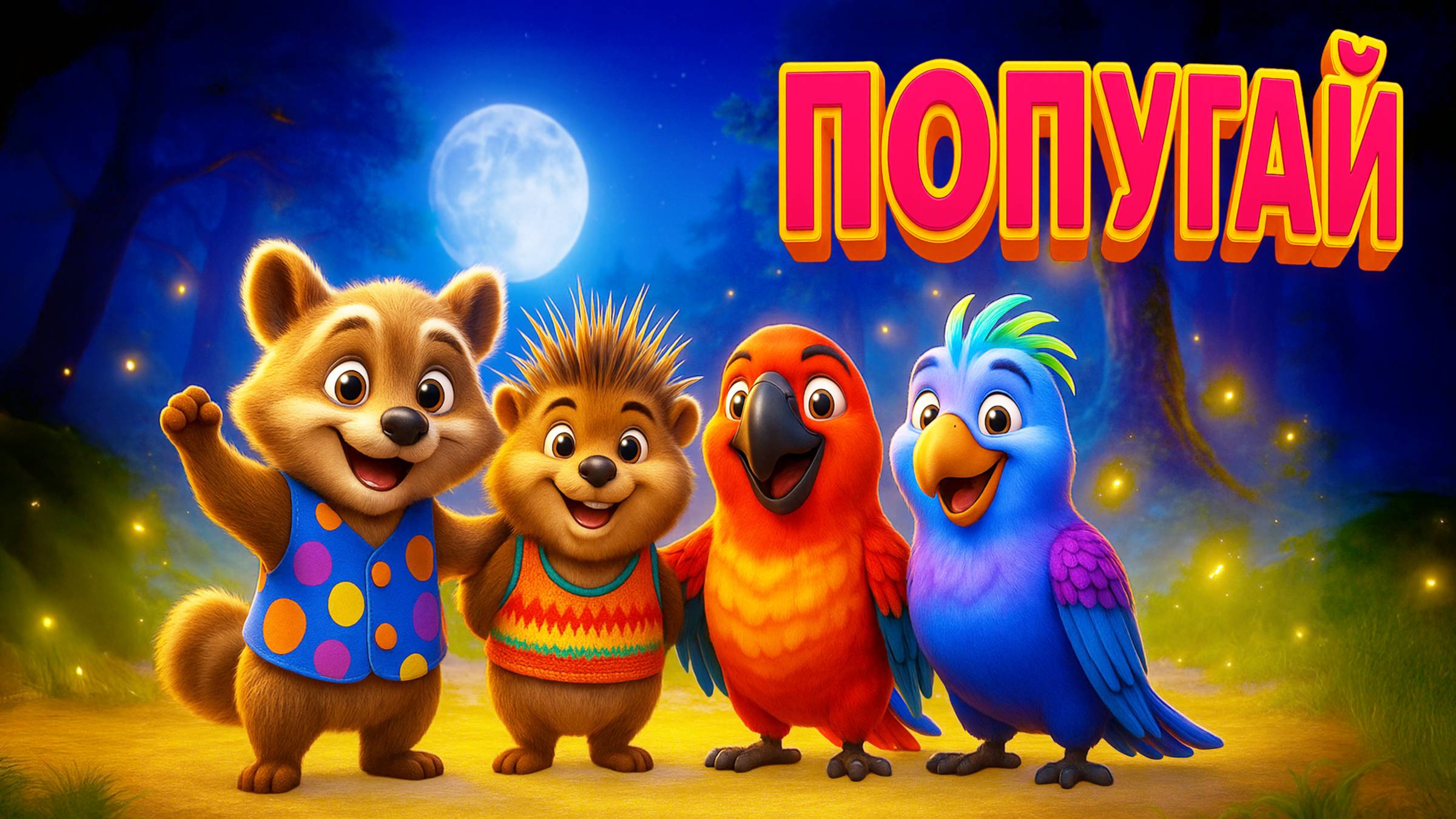 Попугай | Музыкальные скороговорки смотреть онлайн