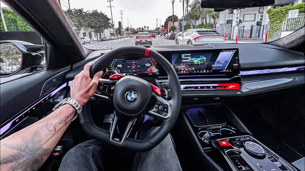 2025 BMW M5 G90 - ТЕСТ-ДРАЙВ ОТ ПЕРВОГО ЛИЦА смотреть онлайн