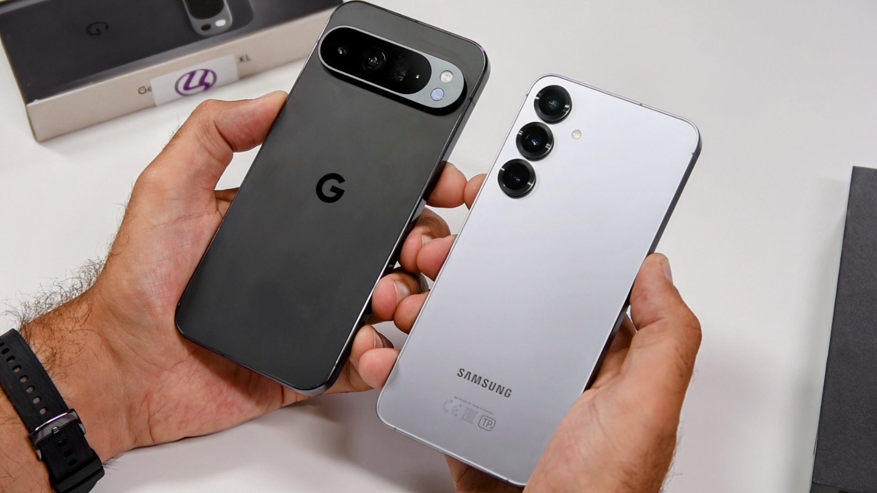 Сравнение Google Pixel 9 Pro XL - Samsung Galaxy S25 plus / Арстайл / смотреть онлайн