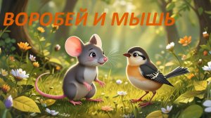Воробей и мышь. Аудиосказка.  Сказки на ночь.  Сказки перед сном. Сказки на ночь для детей.