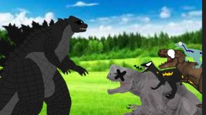 Динозавры реакция на годзиллу