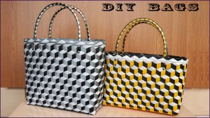 Плетение 3D сумки из стреппинг ленты. Часть 2.