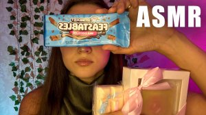 АСМР итинг разных шоколадок (волосы ангела, дубайский, feastables)