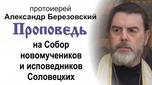 На Собор новомучеников и исповедников Соловецких (2025.08.22). Прот. Александр Березовский