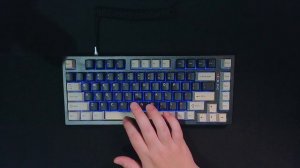 Звук магнитной клавиатуры Yunzii RT80