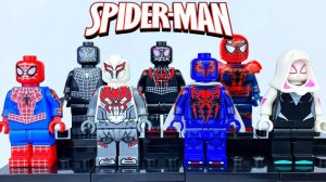 Неоригинальные ЛЕГО Минифигурки Человека-Паука от Koruit #лего #lego #marvel #марвел