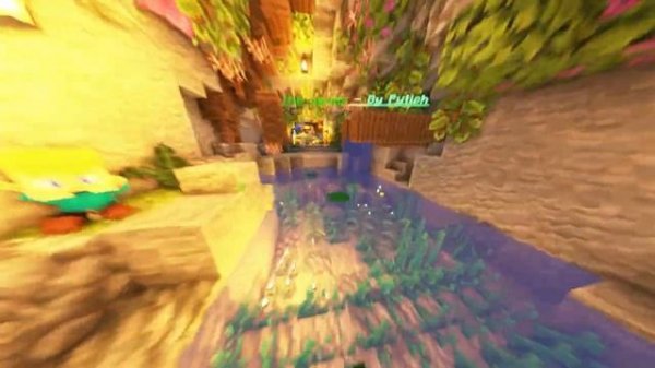 Паркур Майнкрафт фон для видео