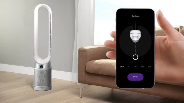 How to adjust the oscillation on your Dyson Purifier Cool™ purifying fan смотреть онлайн