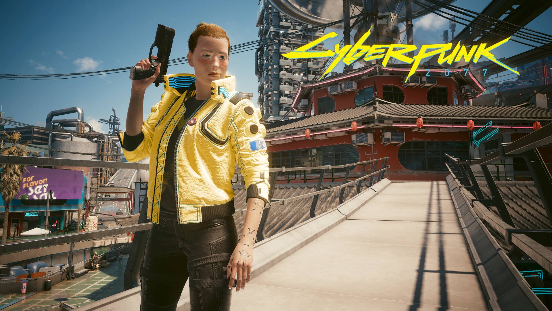 Cyberpunk 2077. Прохождение миссий. Имплант для рук - Система запуска снарядов. Погоня с полицией.