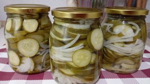 Резаные ОГУРЦЫ с Репчатым ЛУКОМ.