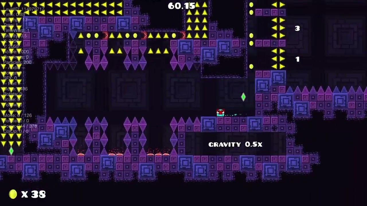 ПРОШЕЛ СВОЙ ПЕРВЫЙ МЕДИУМ ДЕМОН В ГЕОМЕТРИ ДАШ - GEOMETRY DASH №13