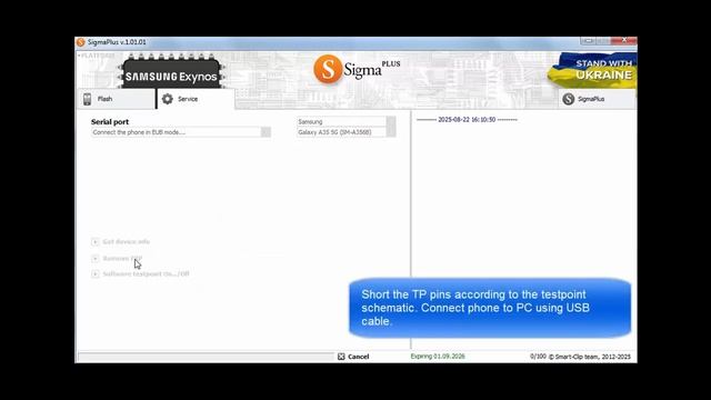 Samsung Galaxy A35 5G (Exynos 1380) Remove FRP with Sigma Plus