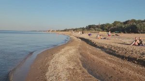 Идеальная погода на Азовском море: прозрачная вода и практически нет медуз! Пляж в Пересыпи.