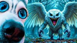 НИКОГДА НЕ ВЫЗЫВАЙ СОВУ ИЗ 99 НОЧЕЙ В ЛЕСУ!! Хаски Бандит Говорящая собака