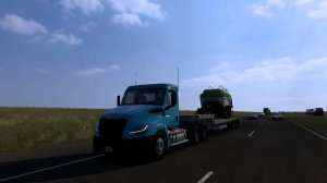 American Truck Simulator 1.54 Bismarck (ND) в Глаэго (МТ) Пресс-подборщик 17 000 фунт.