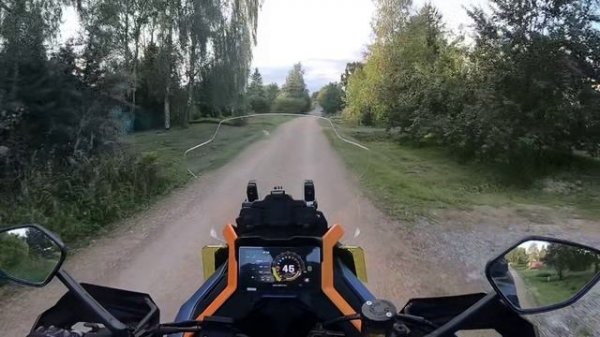 Покатушки на мотоцикле Zontes 703F днём