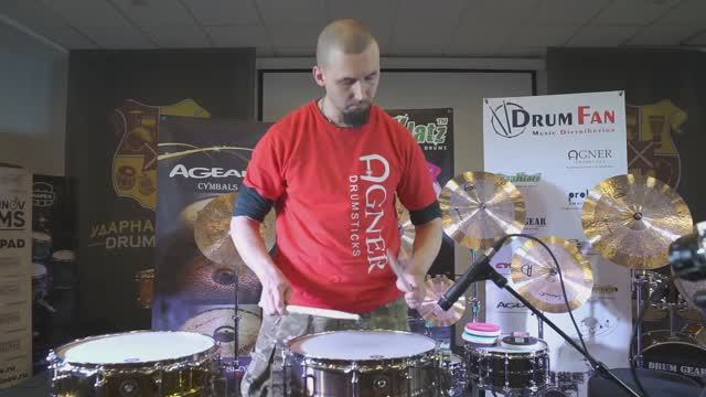 DRUMGEAR Snare Drums Demonstration (bronze, Steel, Brass)