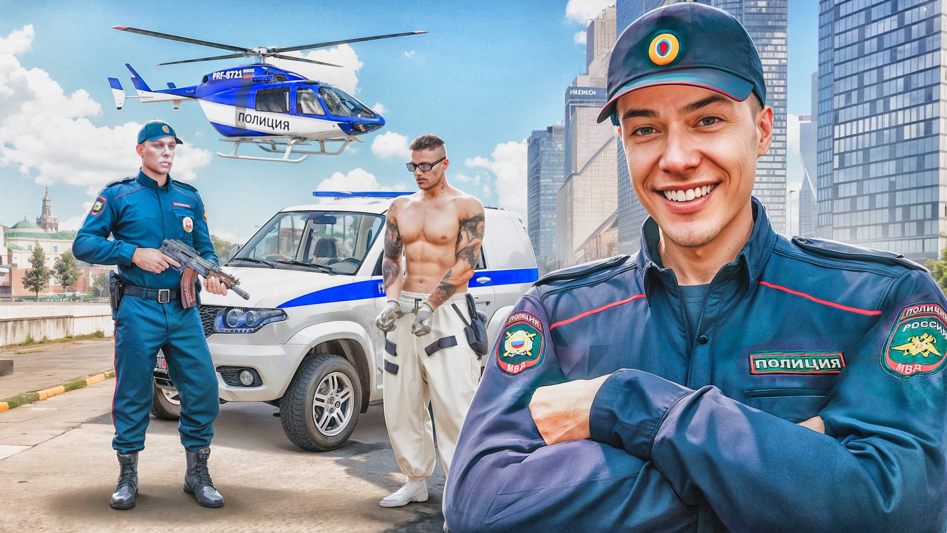 НОВОЕ ПОГОНЫ, ПОВЫШЕНИЕ! Будни ПОЛИЦИИ в ГТА 5 РП (RMRP Арбат - Криминальная Россия) смотреть онлайн