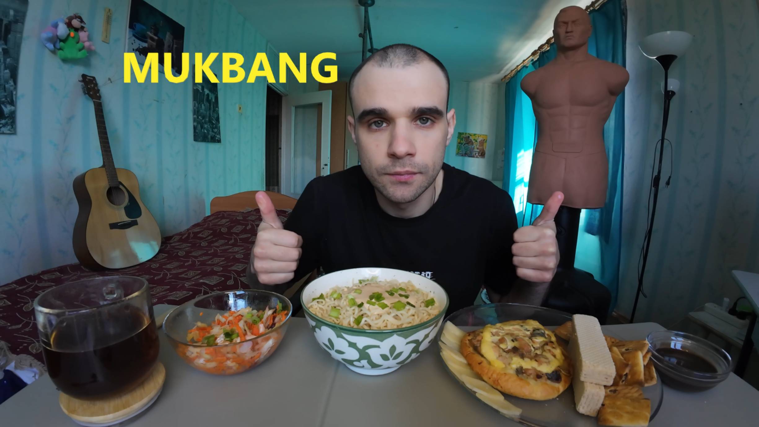 МУКБАНГ ЛАПША КОРЕЙСКАЯ / ПИРОГ С РЫБОЙ ГОРБУШЕЙ / САЛАТ / ПЕЧЕНЬЕ / ВАФЛИ / MUKBANG ASMR АСМР смотреть онлайн