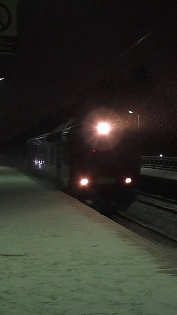 Служебная автомотриса АЧ2-087 (ТЧЭ-2) поезд № 86?? следует по 1-му главному пути. смотреть онлайн