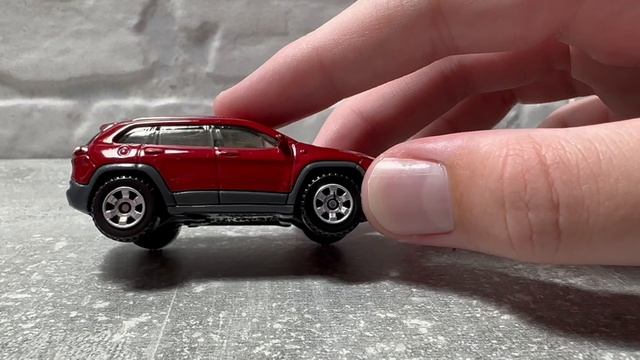 Matchbox  14’ Jeep Cherokee Trailhawk обзор модели #hotwheels #matchbox #хотвилс #мэтчбокс #1к64 #
