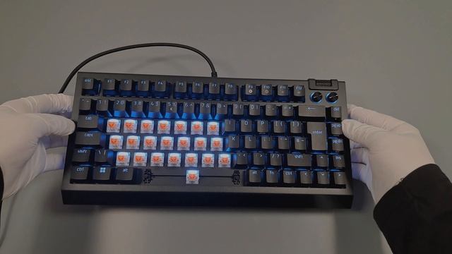 Razer BlackWidow V4 75% | Распаковка игровой клавиатуры смотреть онлайн