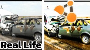 Реконструкции аварии на вымышленных событиях в BeamNG drive #72.