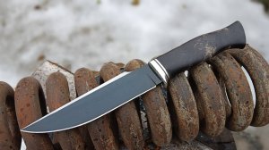 Изготовление  самого Хищного ножа из пружины