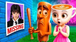 Что Случилось с Уэнздей Аддамс!!! Italian Brainrot vs Уэнздей Аддамс!!