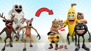 Битва Мемов 99 Ночей В Лесу Против Итальянского Брейнрота В Garry's Mod