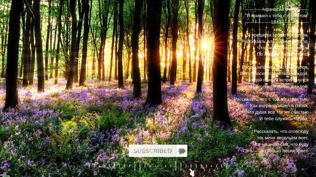 Афанасий Фет "Я пришел к тебе с приветом"1843 смотреть онлайн