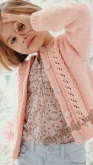 Жакет для девочки на 6 лет-10 лет