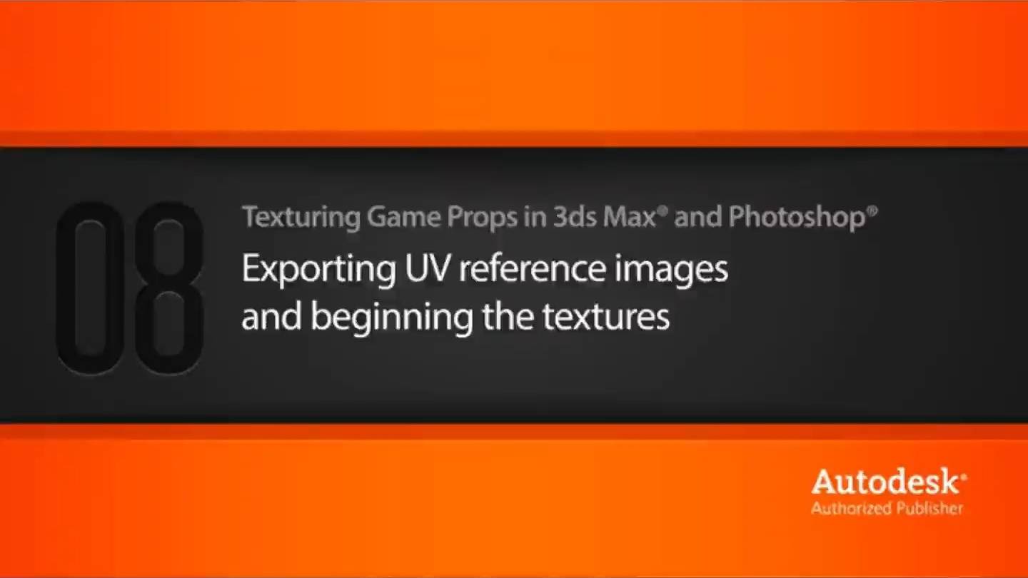 8. Exporting UV reference images and beginning the textures смотреть онлайн