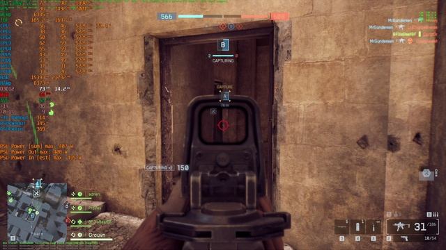 Battlefield 6 Open Beta RTX 3060 Ti 2560x1440 Ultra 9800X3D