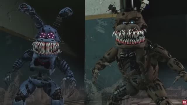 Corrupted VS Nightmares Animatronics |SFM| Анимация #1 смотреть онлайн