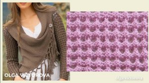 503 АЖУРНЫЙ УЗР СПИЦАМИ Вязание Узоры спицами