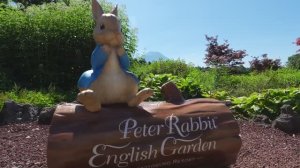 САДЫ ЯПОНИИ. ЧУДЕСНЫЙ АНГЛИЙСКИЙ САД КРОЛИКА ПИТЕРА С ПАНОРАМОЙ ГОРЫ ФУДЗИ