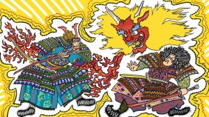 Рисую в азиатском стиле - искусство храбрости | Процесс рисования! Таймлапс