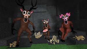 СЕМЬЯ ОЛЕНЯ! Тайная пещера в игре «99 ночей в лесу» мультики роблокс | Робуксы по ссылке в описании