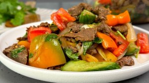 Ем САЛАТ и хочется ещё и ещё! Салат "Страсть Востока", съедается за минуту! Без преувеличения!