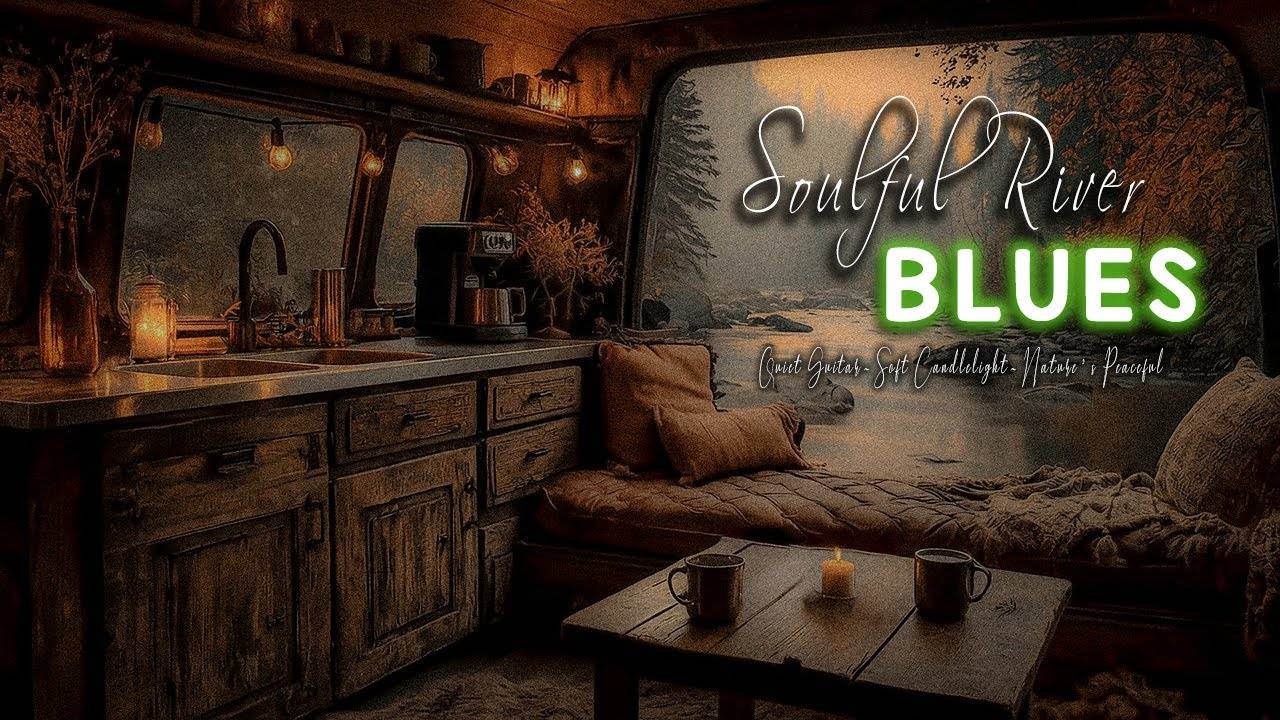 Проникновенный речной блюз - Тихая гитара и мягкий свет свечей | Окунитесь в мирные объятия природы. смотреть онлайн