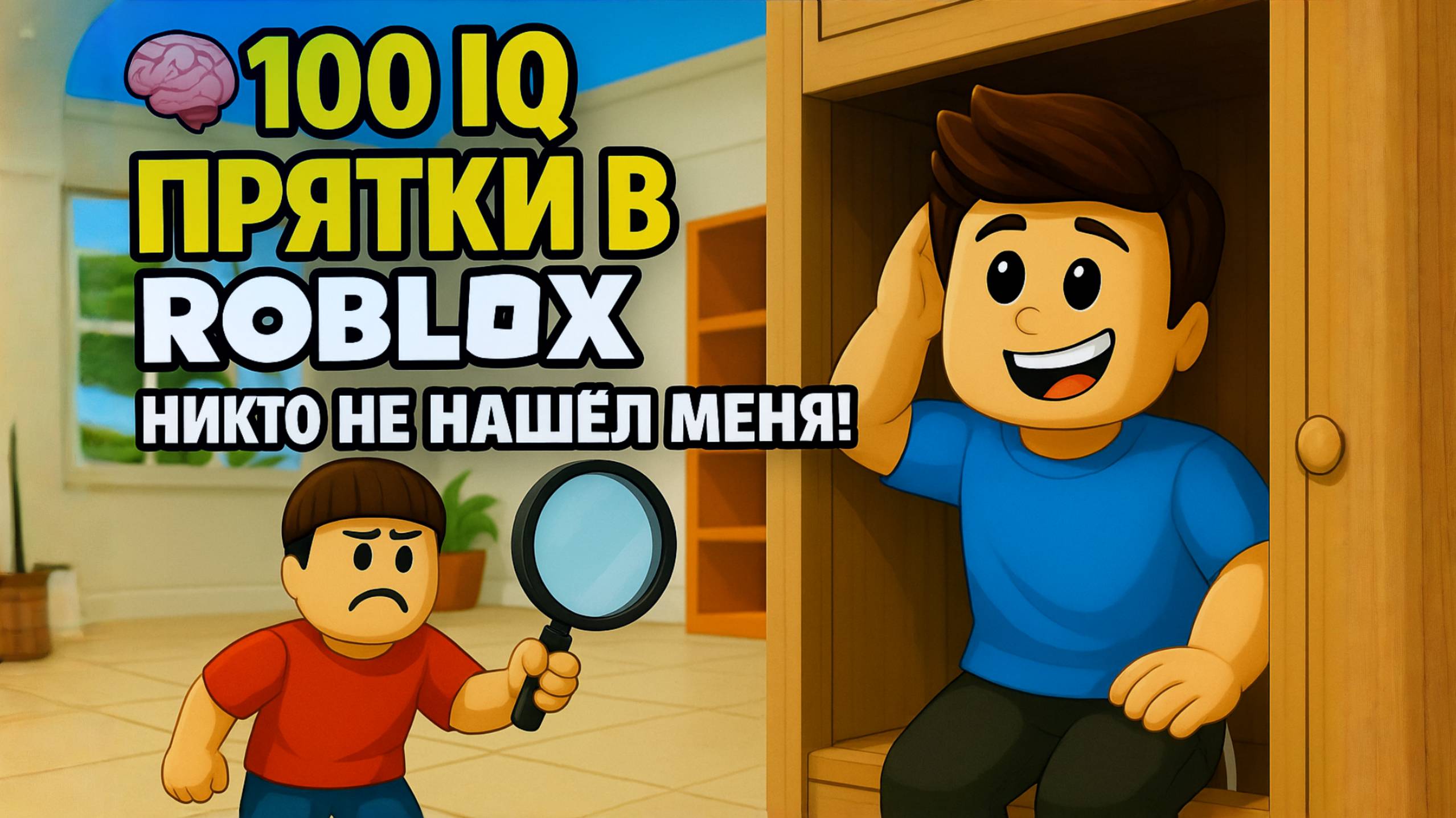 100 IQ Прятки в Roblox — Никто не нашёл меня!