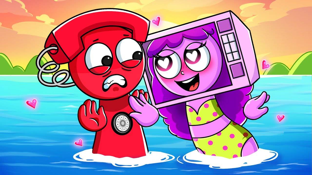 МРАЧНАЯ история ЛЮБВИ Спрунки Теле И Лили!! Невероятная коробка с анимацией Спрунки смотреть онлайн