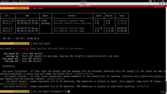 11.4. ARP Spoofing Using Bettercap4 смотреть онлайн