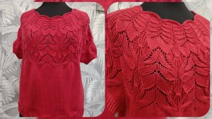 Шикарная круглая кокетка 🔥 Попетельный мк. Пятая часть.