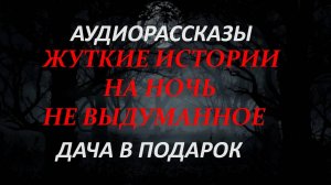СТРАШНЫЕ РАССКАЗЫ НА НОЧЬ-ПОДАРЕННАЯ ДАЧА