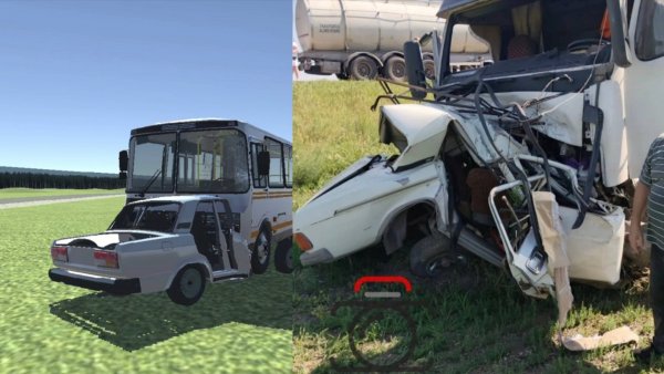 АВАРИЯ НА РЕАЛЬНЫХ СОБЫТИЯХ/ВАЗ КРАШ ТЕСТ СИМУЛЯТОР 2