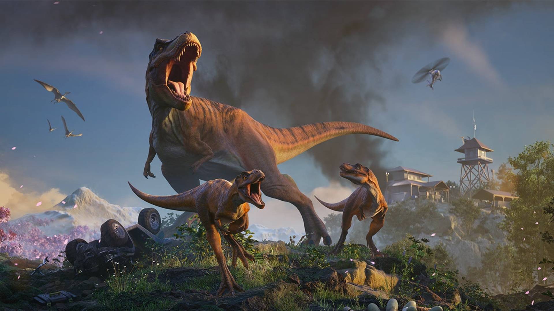 В Jurassic World Evolution 3 представлен новый рынок динозавров смотреть онлайн