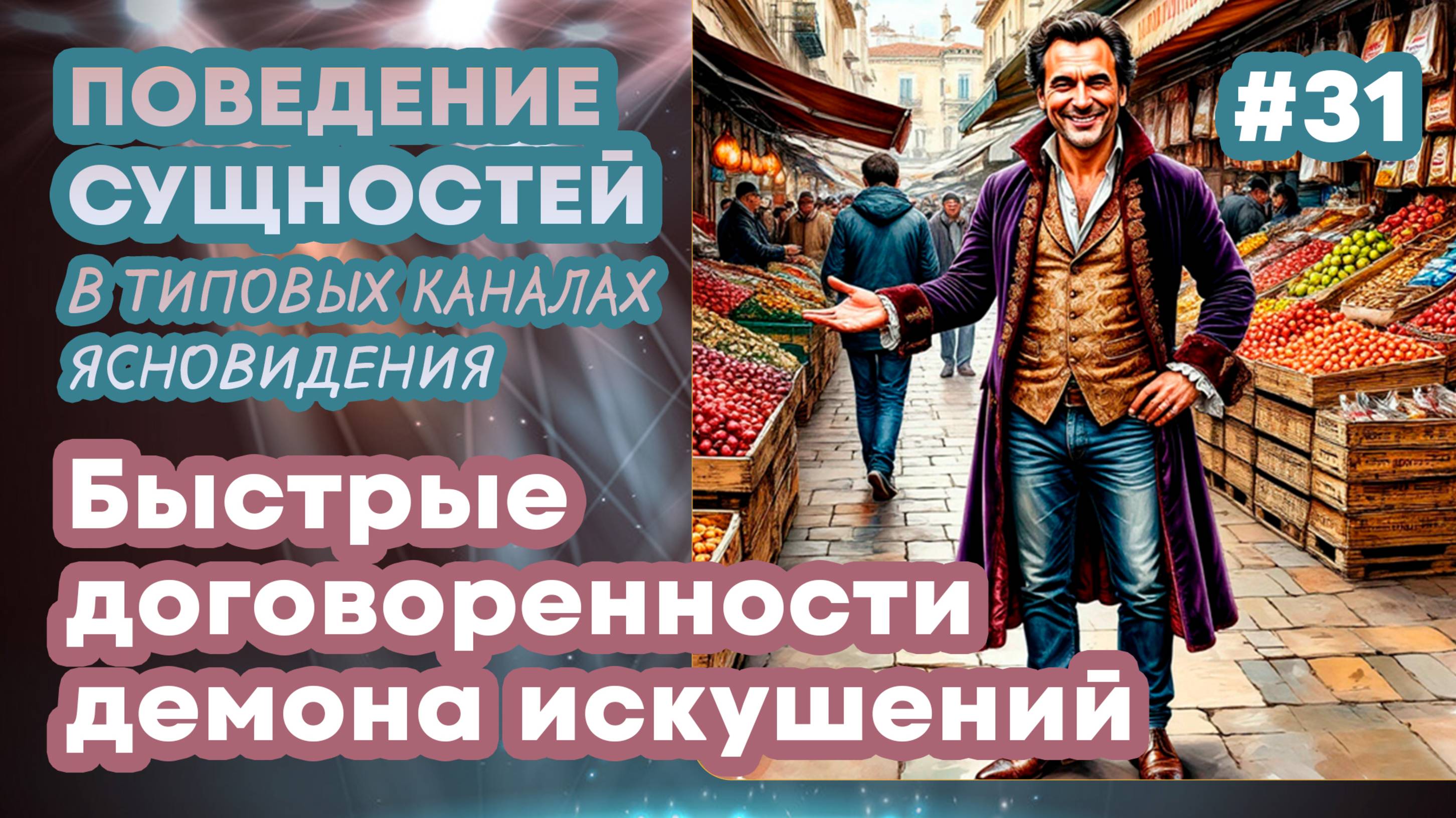 Быстрые договоренности демона искушений - 31 | Поведение сущностей в типовых каналах ясновидения